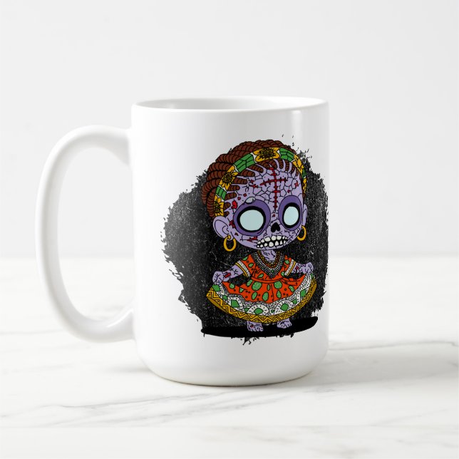 Caneca De Café Zombie Angolana Bonita (Esquerda)