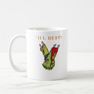 Caneca De Café Zombie Casal Até A Morte Nos Deixar Clássicos