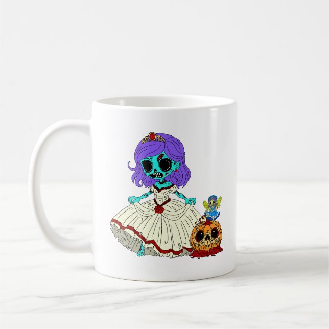 Caneca De Café Zombie Cinderella (Esquerda)