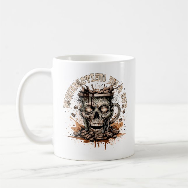 Caneca De Café Zombie Coffee (Esquerda)