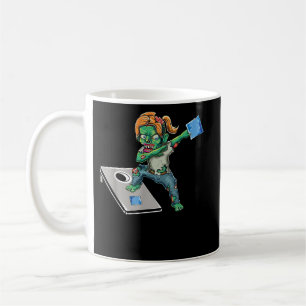 Caneca De Café Zombie Cornhole Bean Bag Game Halloween
