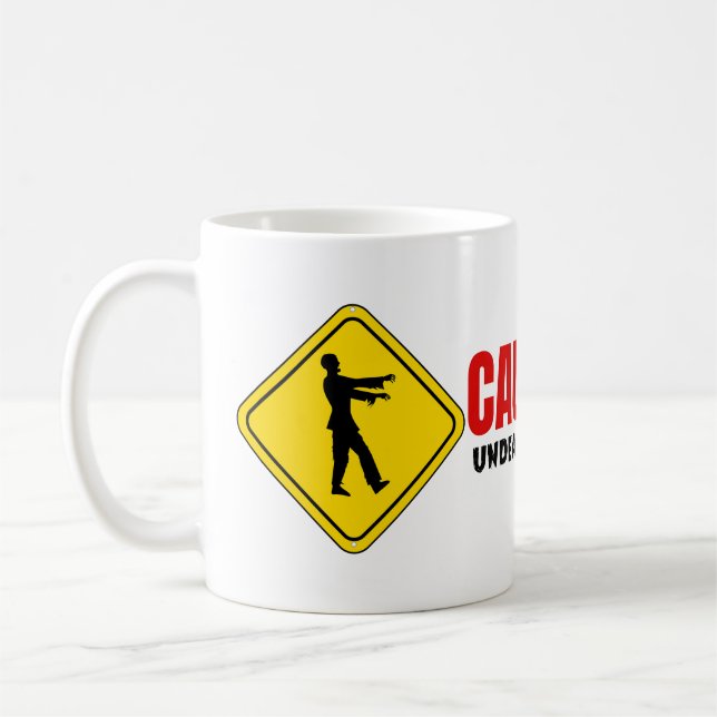 Caneca De Café Zombie Crossing (Esquerda)