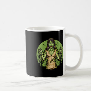 Caneca De Café Zombie divertida do Dia das Bruxas Assustadora Zom