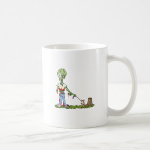 Caneca De Café Zombie Dog Walker