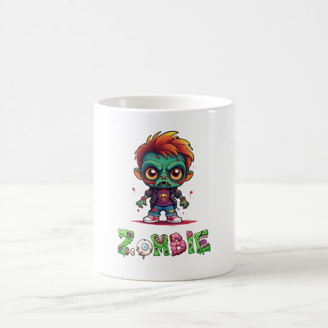 Caneca De Café Zombie Kid - Ash (Centro)