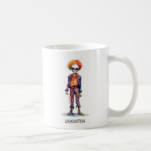 Caneca De Café Zombie Pastel Adorável - Halloween Bonito