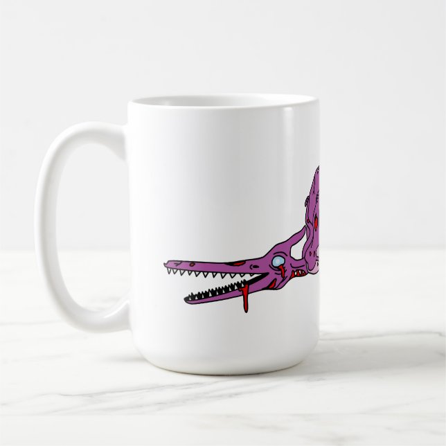 Caneca De Café Zombie Pterodactyls (Esquerda)