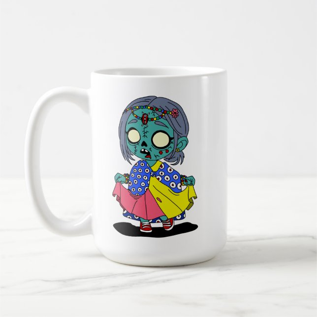 Caneca De Café Zombie Queniana (Esquerda)
