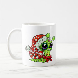 Caneca De Café Zombie Snail, atrasado para o Natal