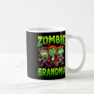 Caneca De Café Zombie Vovó Halloween Figurume Family Combinação
