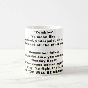 Caneca De Café Zombies