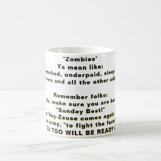 Caneca De Café Zombies
