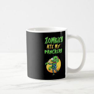 Caneca De Café Zombies Comem Meu Pâncreas Meninas Diabetes Tipo 1
