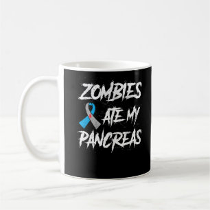 Caneca De Café Zombies Comem Meu Pâncreas Tipo 1 Sensibilizaçã