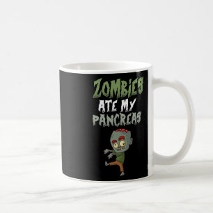 Caneca De Café Zombies Comeu Meu Pâncreas T1d Tipo 1 Diabetes Gar