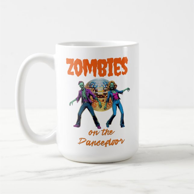 Caneca De Café Zombies on the Dance Floor (Esquerda)