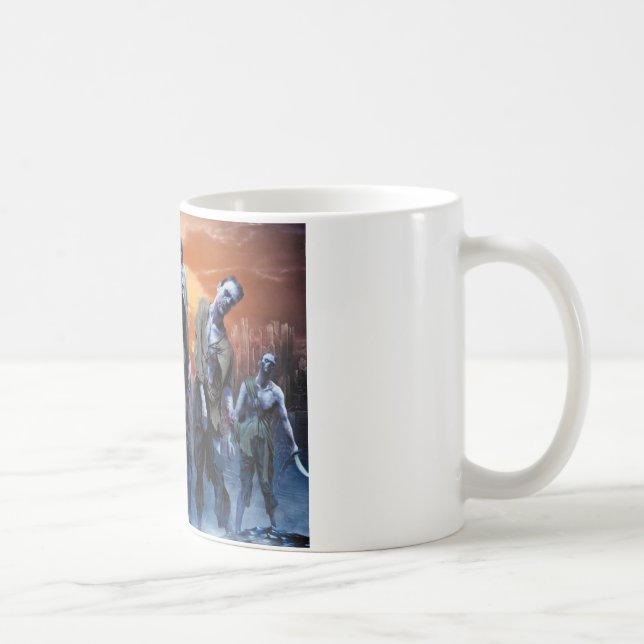 Caneca De Café Zombis! (Direita)