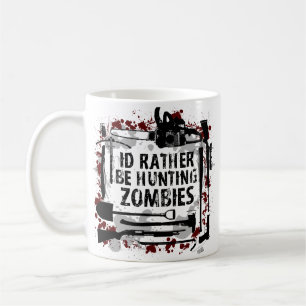 Caneca De Café Zombis da caça