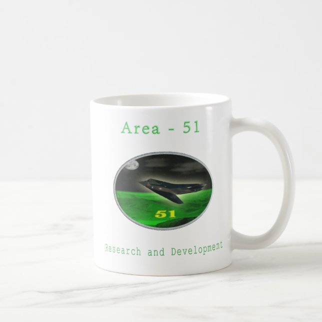 Caneca De Café Zona 51 (Direita)