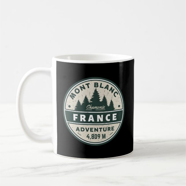 Caneca De Café Zona De Estância Do Chamonix Mont Blanc Na França  (Esquerda)