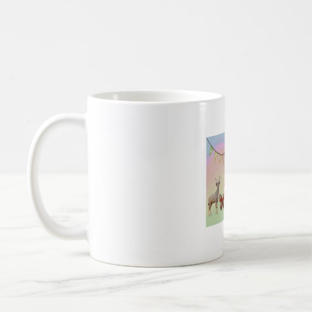 Caneca De Café Zoo Birthday (Esquerda)