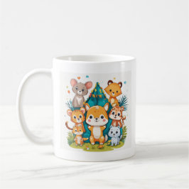 Caneca De Café "Zoo Brew: Jovens Jovens Jovens, Conjunto de Peruc