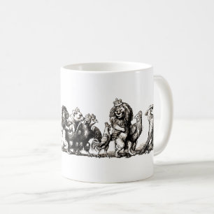 Caneca De Café Zoológico do Elefante Unicórnio