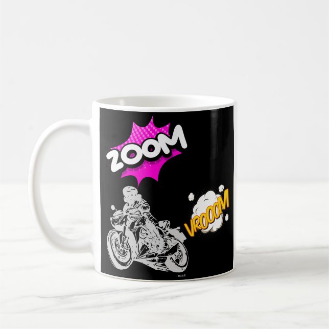 Caneca De Café Zoom - Varoom Clássico Mug (Esquerda)