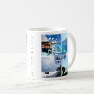 Caneca De Café zPF003 TAHITI, Polinésia Francesa, Oceânia,