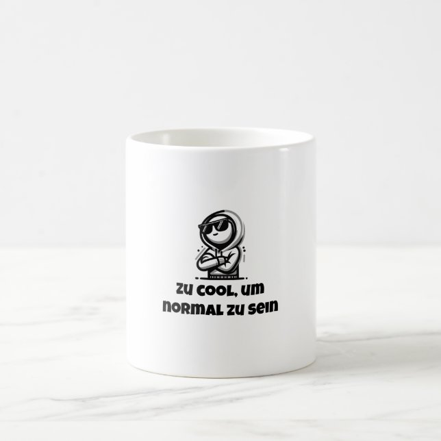 Caneca De Café Zu legal, um normal zu sein (Centro)