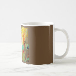Caneca De Café Zumbido abstrato da cafeína