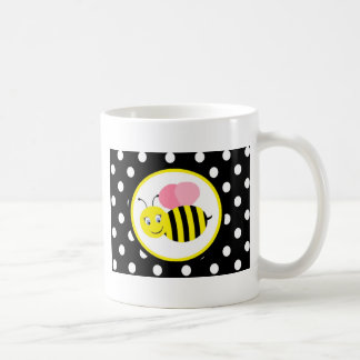 Caneca De Café Zumbir Bumble a abelha - rosa/preto