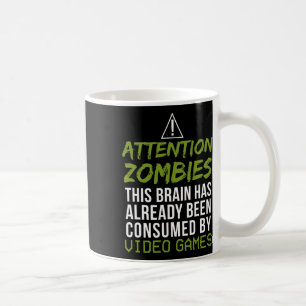 Caneca De Café Zumbis Para Amantes de Jogadores de Video Game