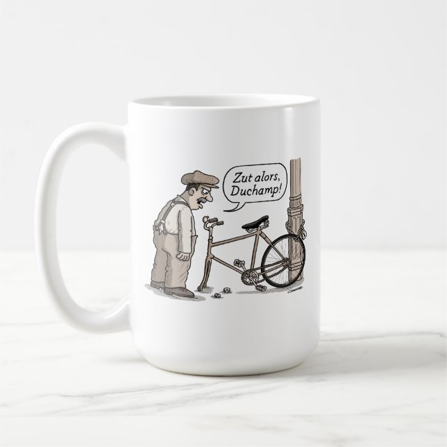 Caneca De Café Zut Alors, Duchamp! (Esquerda)
