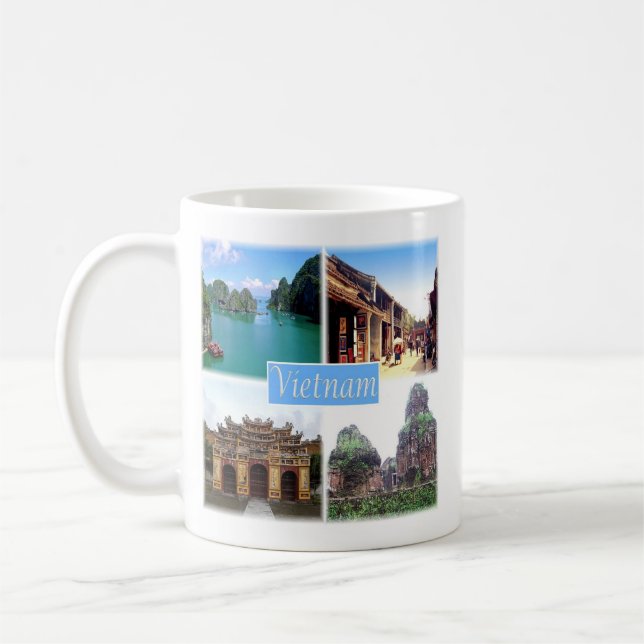 Caneca De Café zVN014 VIETNAM, Mosaico, Ásia, (Esquerda)