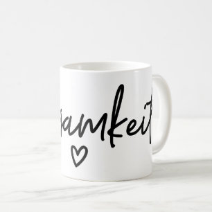 Caneca De Café Zweisamkeit, alemão Word, Togtherness, alemão