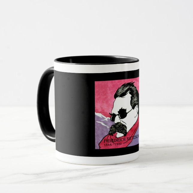 Caneca De "caneca Friedrich Nietzsche" (Frente Esquerda)