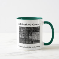 De "caneca trocista da mercearia do irmão Bill"
