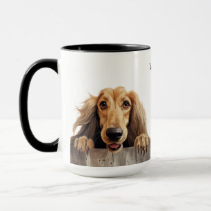 Caneca de Cão de Caça Afegã