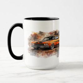 Caneca de Carro Musculoso Americano