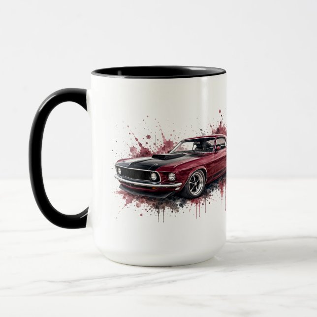 Caneca de Carro Musculoso Americano (Esquerda)