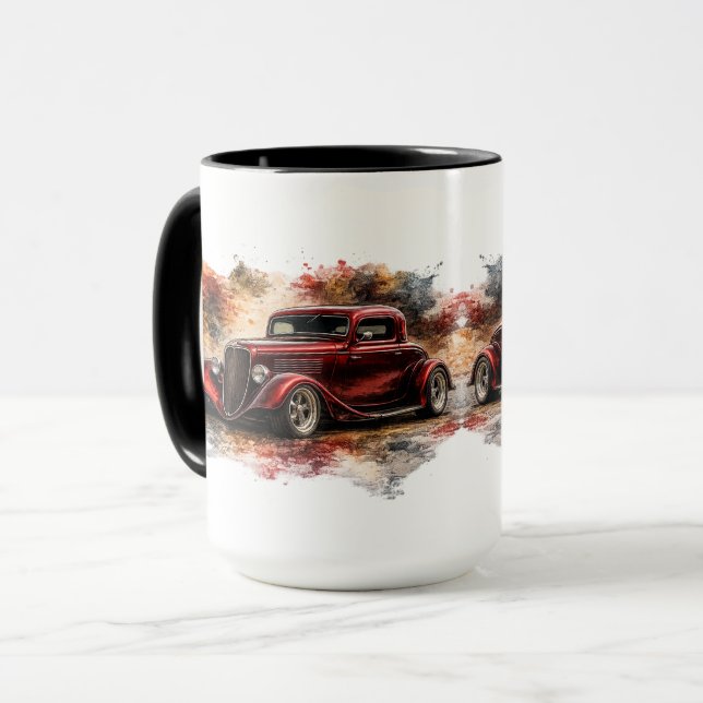 Caneca de Carro Musculoso Americano (Frente Esquerda)