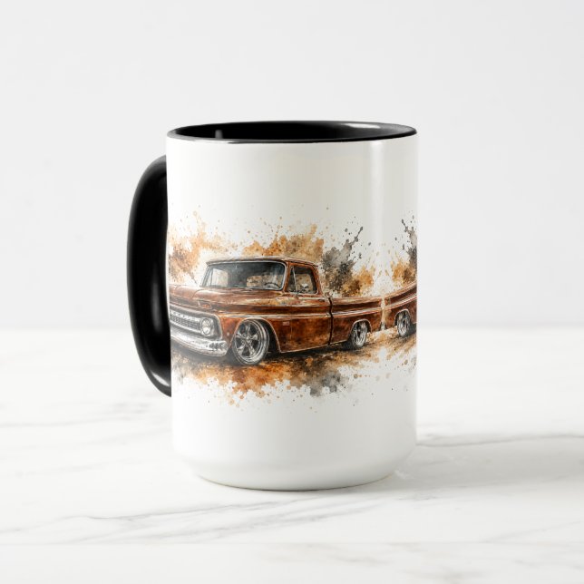 Caneca de Carro Musculoso Americano (Frente Esquerda)