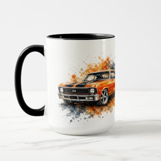 Caneca de Carro Musculoso Clássico (Esquerda)