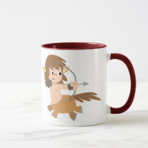 Caneca de Cartoon Cute Centaur Sagittarius