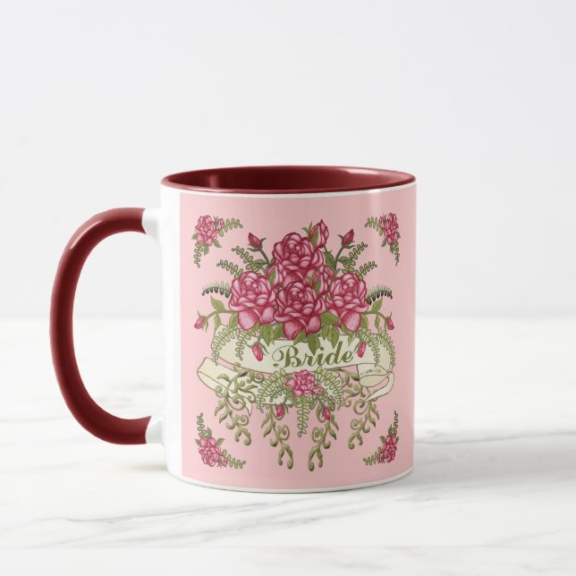 Caneca de casamento da noiva (Esquerda)