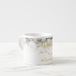 Caneca de Casamento - Noiva com buquê de casamento