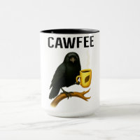 Caneca de Cawfee Engraçada para Amantes de Pássaro