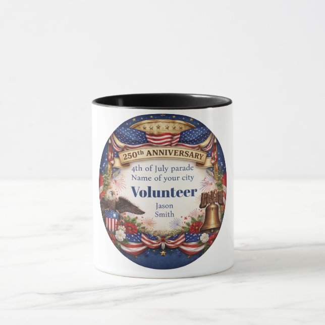 Caneca de Celebração do 250º Aniversário (Centro)