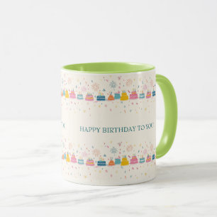 Caneca de Celebração Personalizada – Bolos & Confe